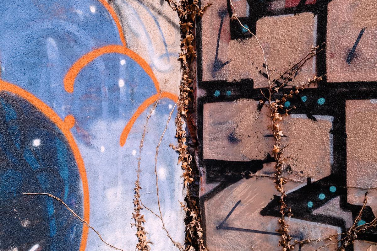 Street-art à la chaussée de la Madeleine à Nantes